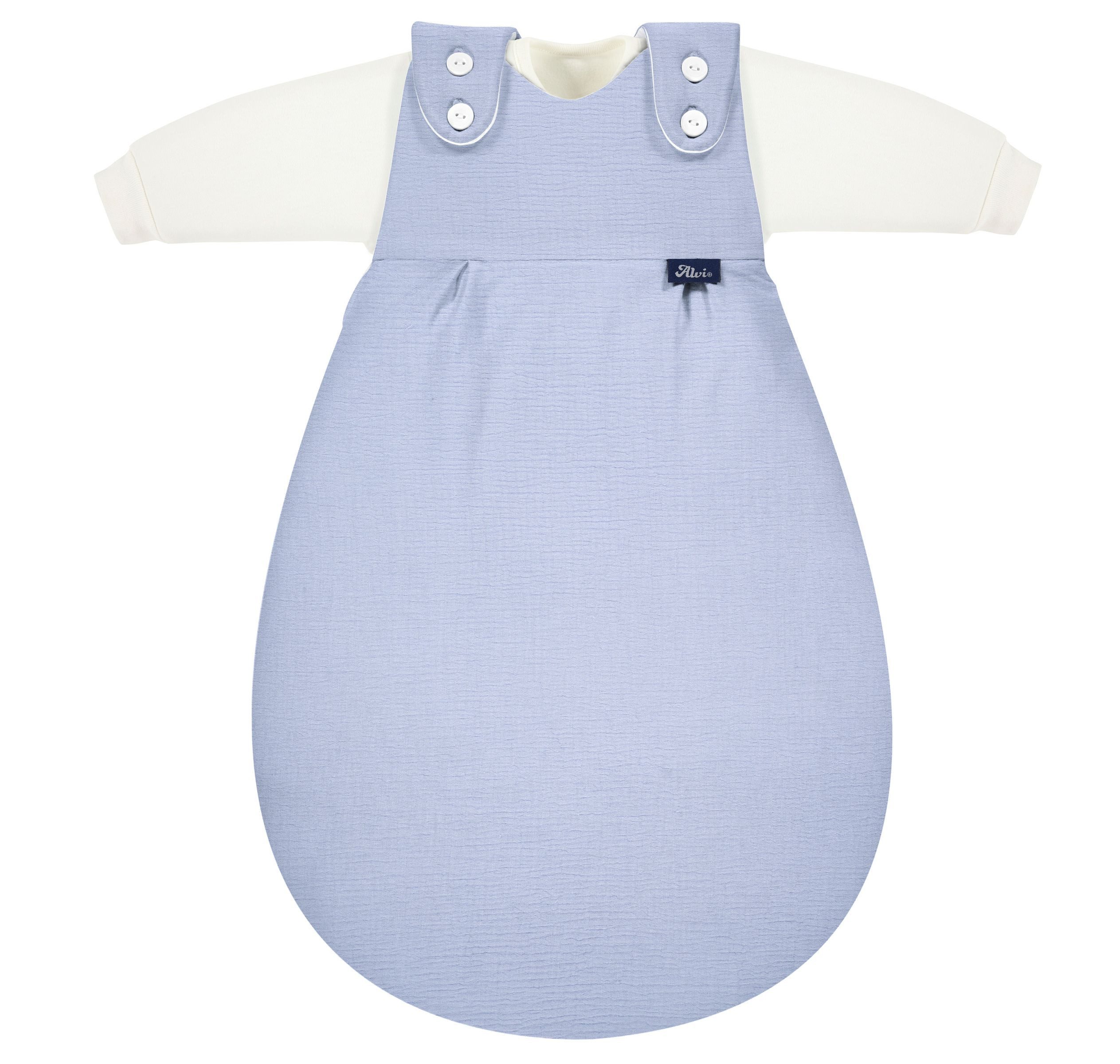 Alvi® Babyschlafsack 4-Season Mull-Schlafsack Baby Mäxchen 2tlg. Exklusiv