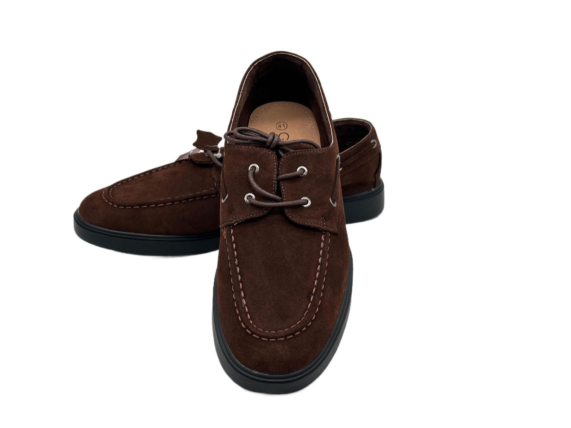 Nowaland Damen Echtleder Schnürschuhe – Bequeme Freizeit Halbschuhe Schnürschuh Weiches Veloursleder, leichte Sohle, bequem & vielseitig kombinierbar – Bild 2 von 5