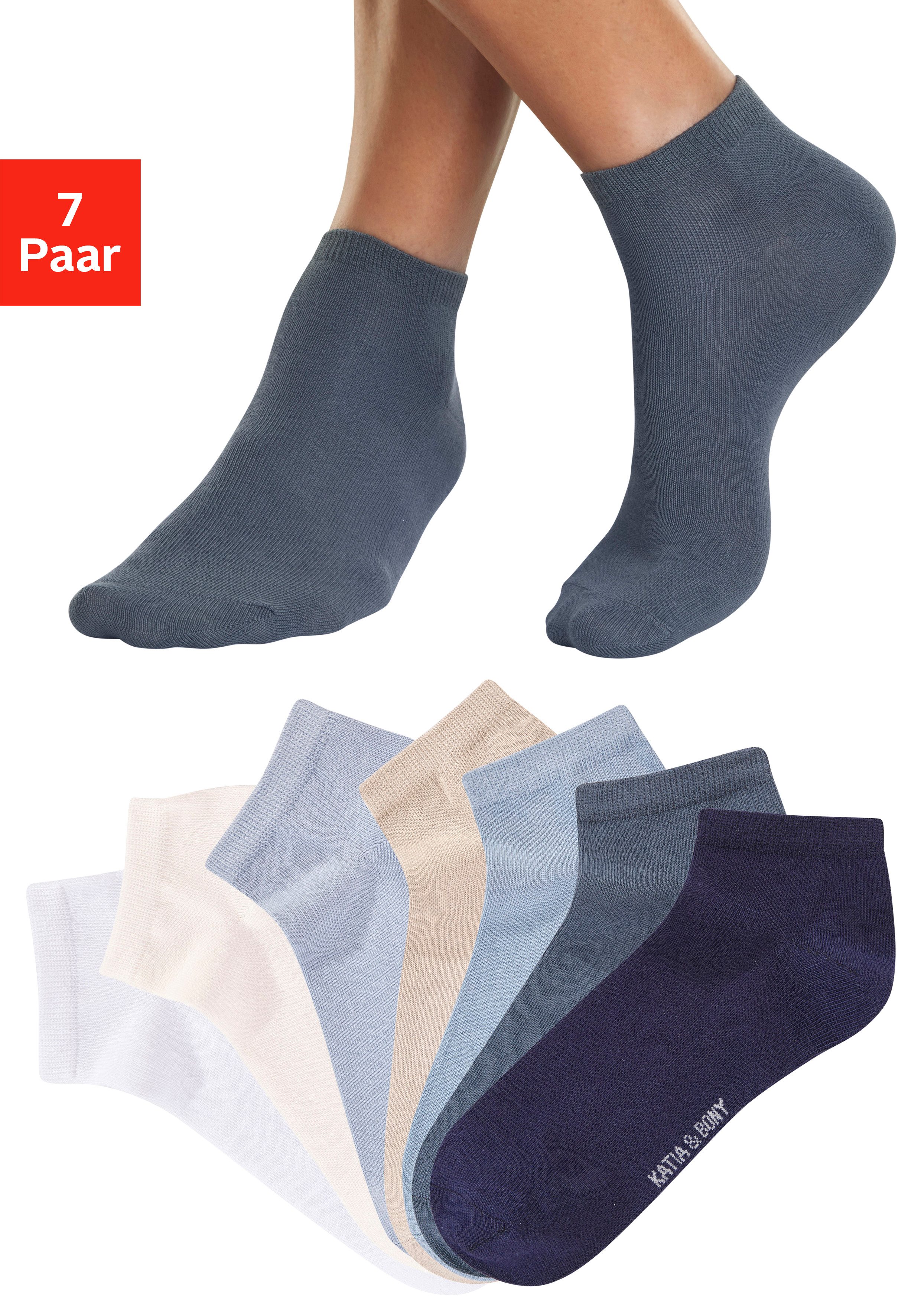 Sneakersocken Herren kurze Quarter Socken