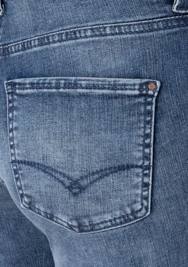 MAC 3/4-Jeans Dream Kick Saum modisch verkürzt und leicht ausgestellt