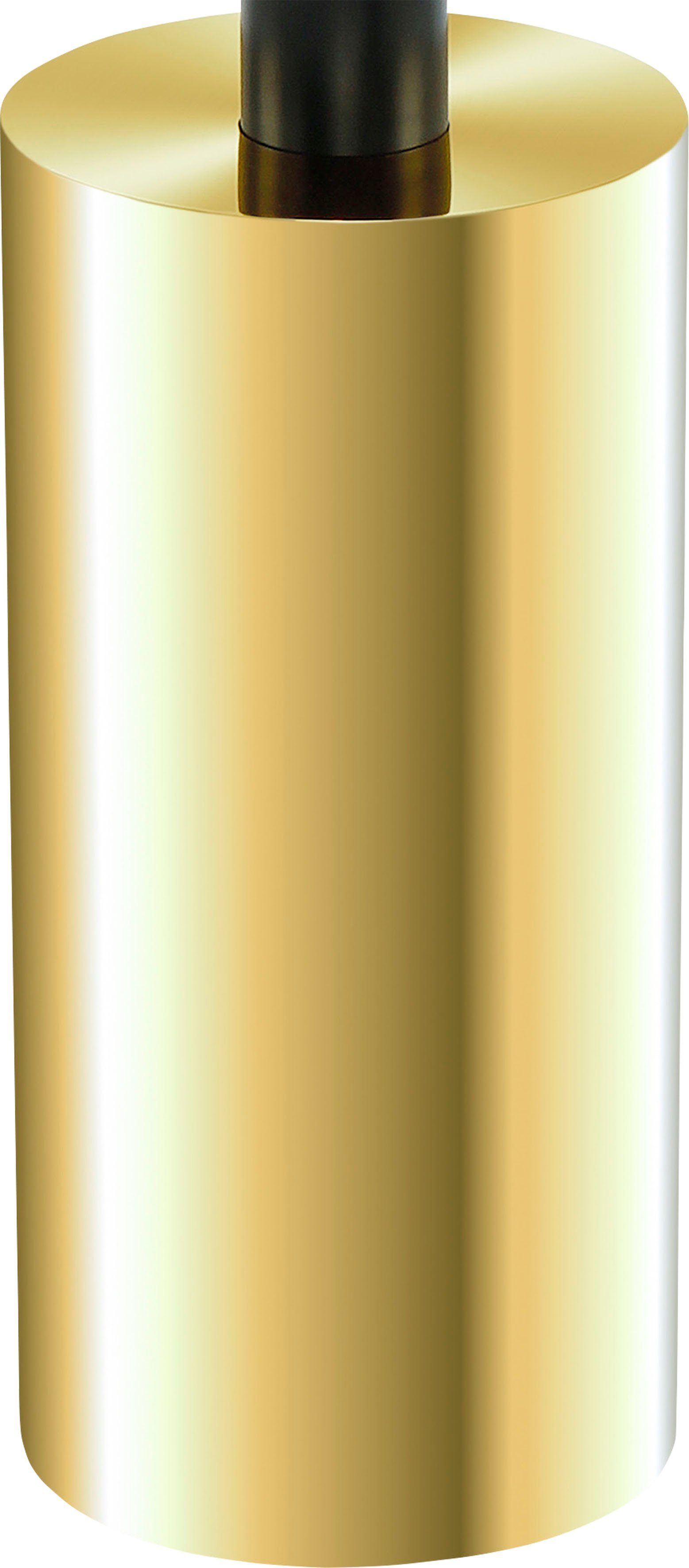 Ø Tischplatte, edles Runde Rosanna 15 Kayoom zeitlose Farben, Design, cm | Sockel: gold Beistelltisch 525, Beistelltisch klar