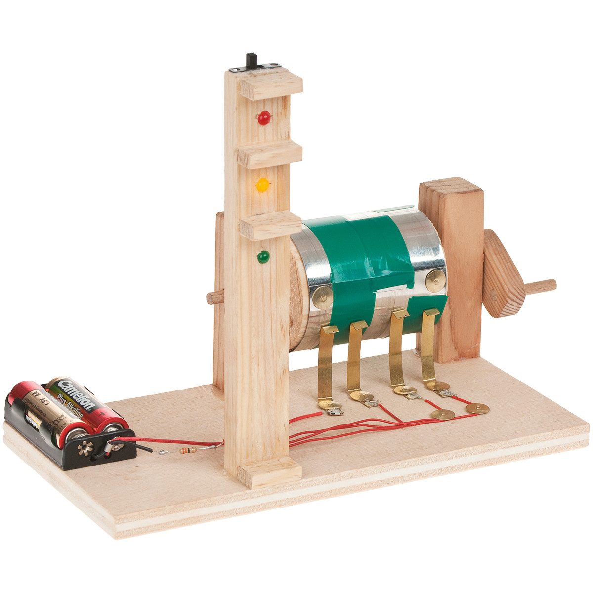 Funktionsmodell Ampelanlage LED 12 J. Holzbaukasten