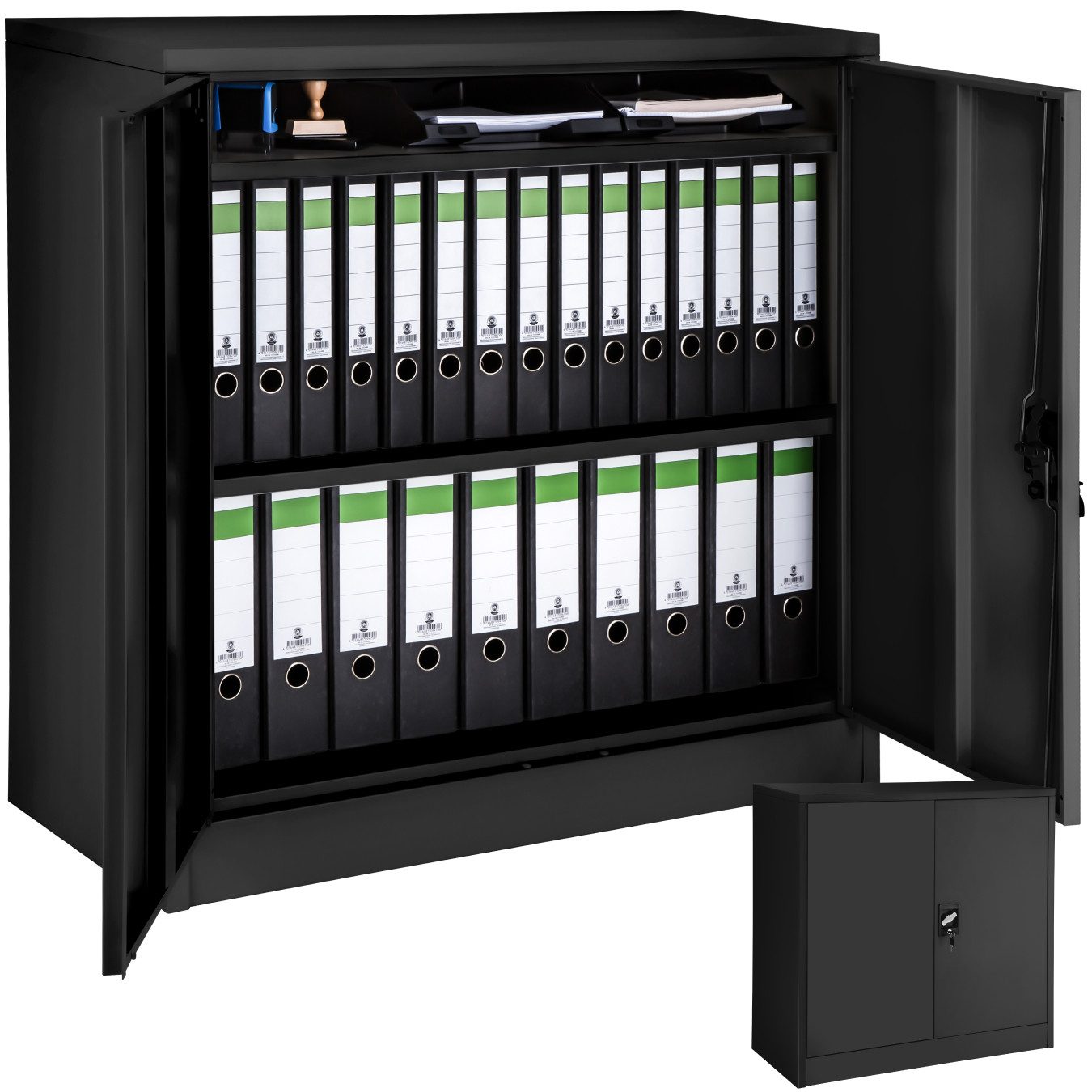 tectake Aktenschrank (Komplettset, 1-St., inkl. Schlüssel) günstig online kaufen
