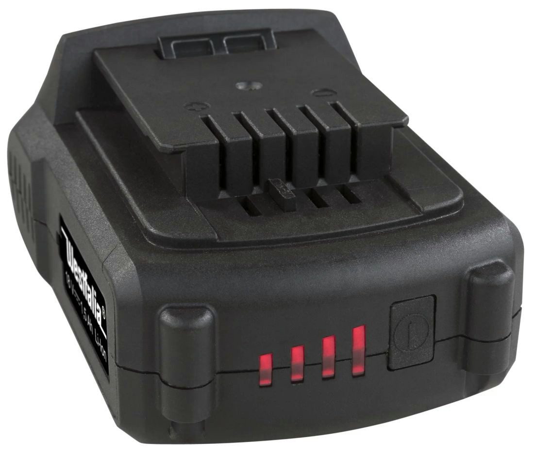 Westfalia Werkzeug Akku 18 Volt Li-Ion 1,5 Ah Akku