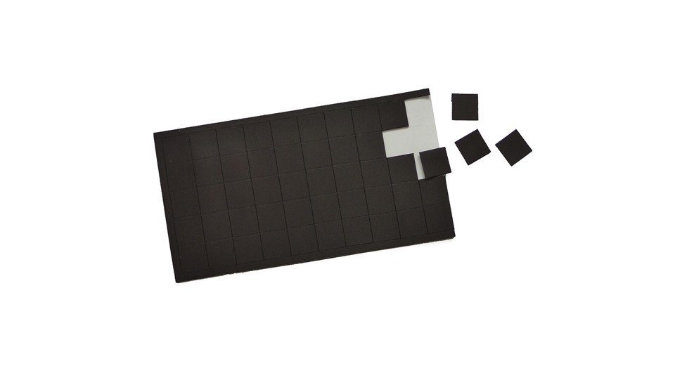 Glorex Bastelnaturmaterial Glorex Magnet-Plättchen 50 Stück