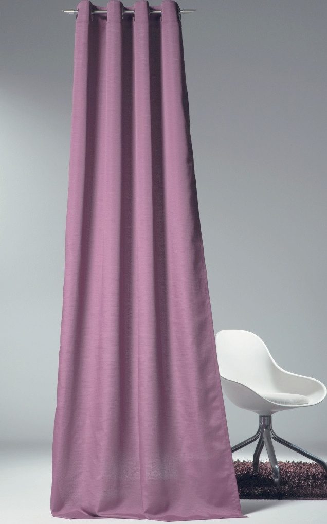 Clever-Kauf-24 Gardine Ösenschal Titan, BxH 135x245cm, Ösen, blickdicht