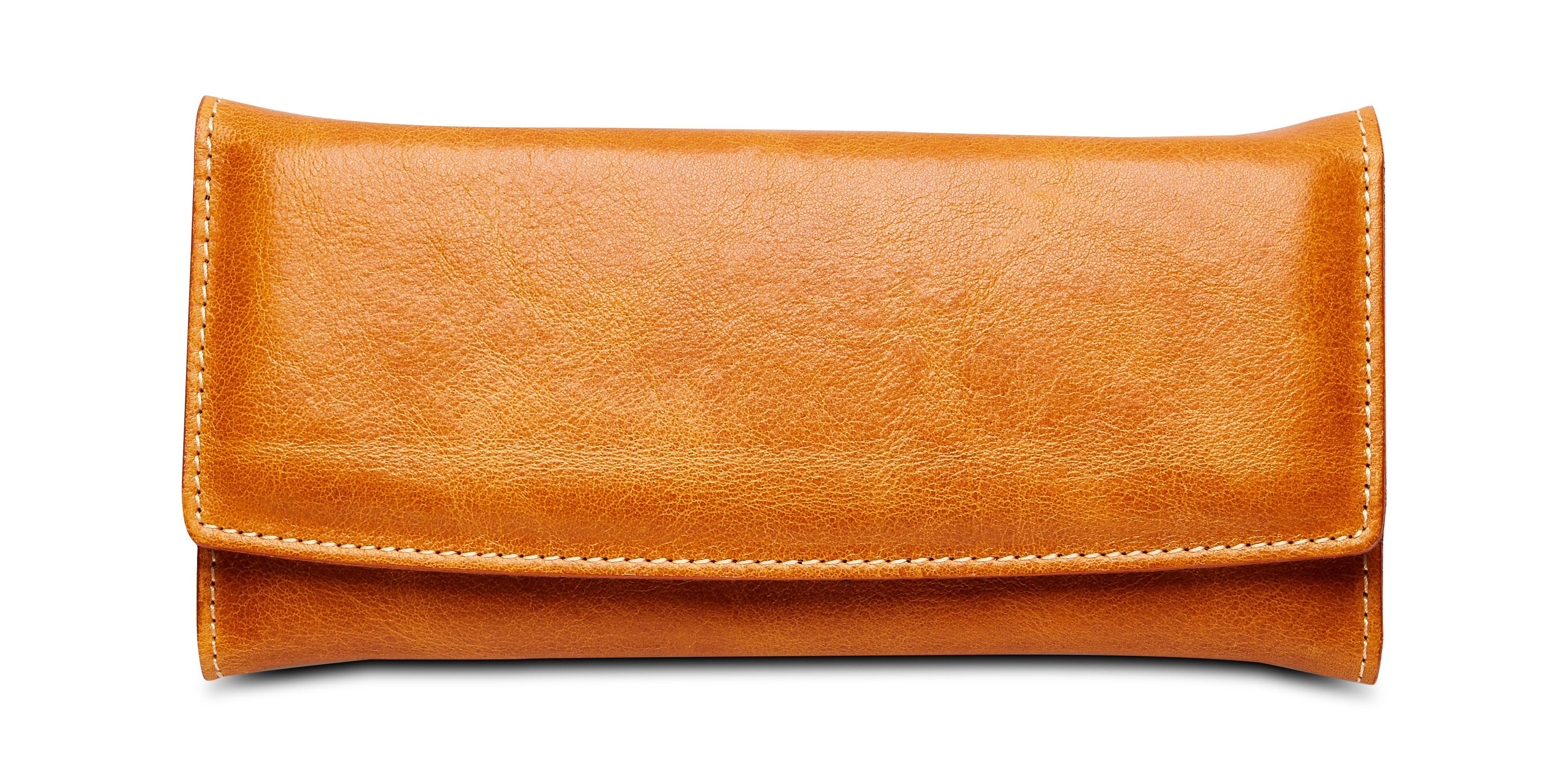 nippes Solingen Maniküre-Etui Maniküre-Set Cognac 6-tlg. Nagelpflege-Etui inkl. Nagelzange, 6 tlg., echtes Rindsleder und rostfreier Edelstahl