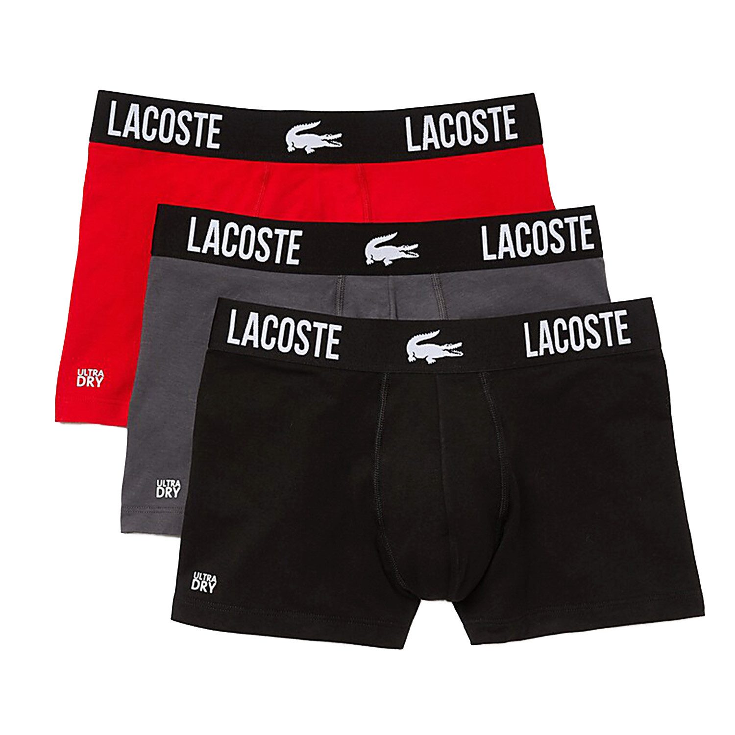 Lacoste Trunk Cotton Stretch Trunk 3er günstig online kaufen
