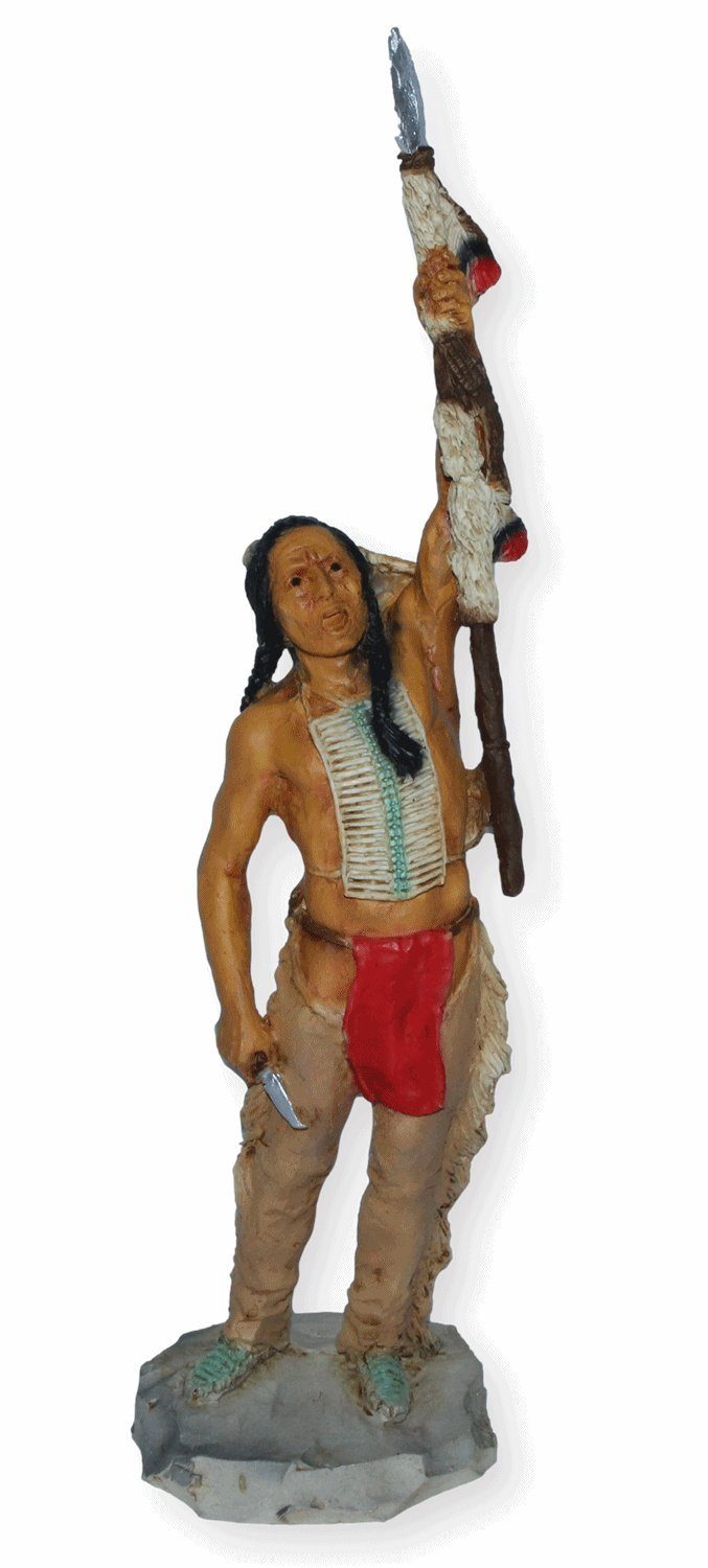 Castagna Dekofigur Native American Figur Crazy Horse Tashinka Witko H 23 cm Castagna