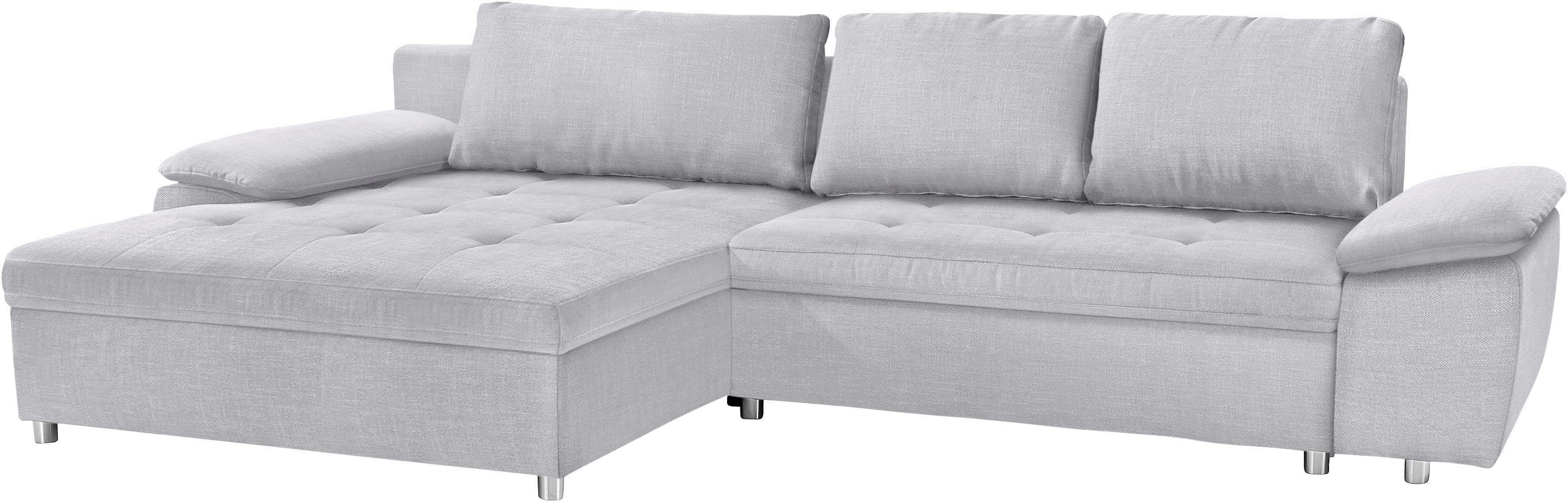 Home affaire Ecksofa Labene L-Form, wahlweise mit Bettfunktion und Bettkasten, auch als XXL-Variante. Reduzierter Preis € 1.439,99. Unverbindliche Preisempfehlung € 2.309,00