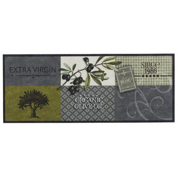 Küchenläufer Küchenläufer Teppich Trendy Olives, Pergamon, Rechteckig, Höhe: 5 mm