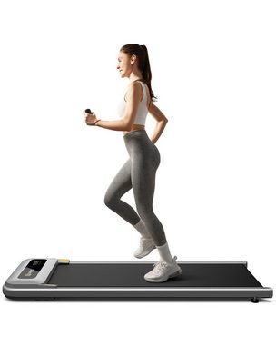 OKWISH Laufband Profi Elektrisches Laufband Fitness Treadmill Sports Zuhause 0.8-6km/h (8 Silikon-Stoßdämpfer und 5-lagigem Laufgürtel, 1-tlg., Trainingspfade mit Fernbedienung und LED-Display, UREVO), Walking pad für Zu Hause Büro