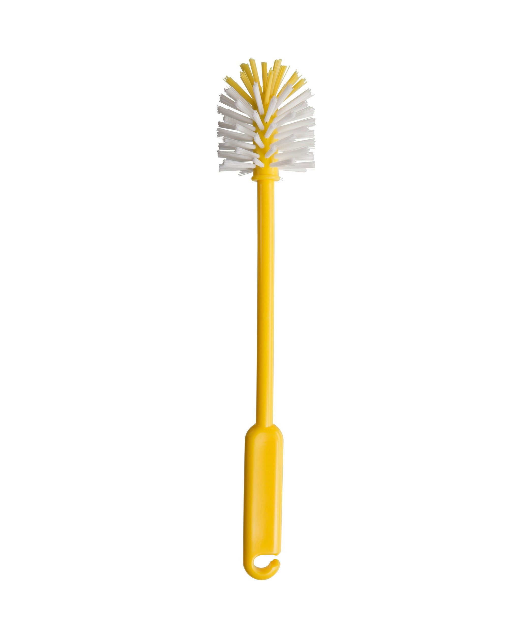 haug bürsten Reinigungsbürste Gläserbürste in Citron - aus Nylon 6.6 - ø60mm - Länge 32cm, für eine optimale Reinigung von Gläsern, Tassen und vieles mehr