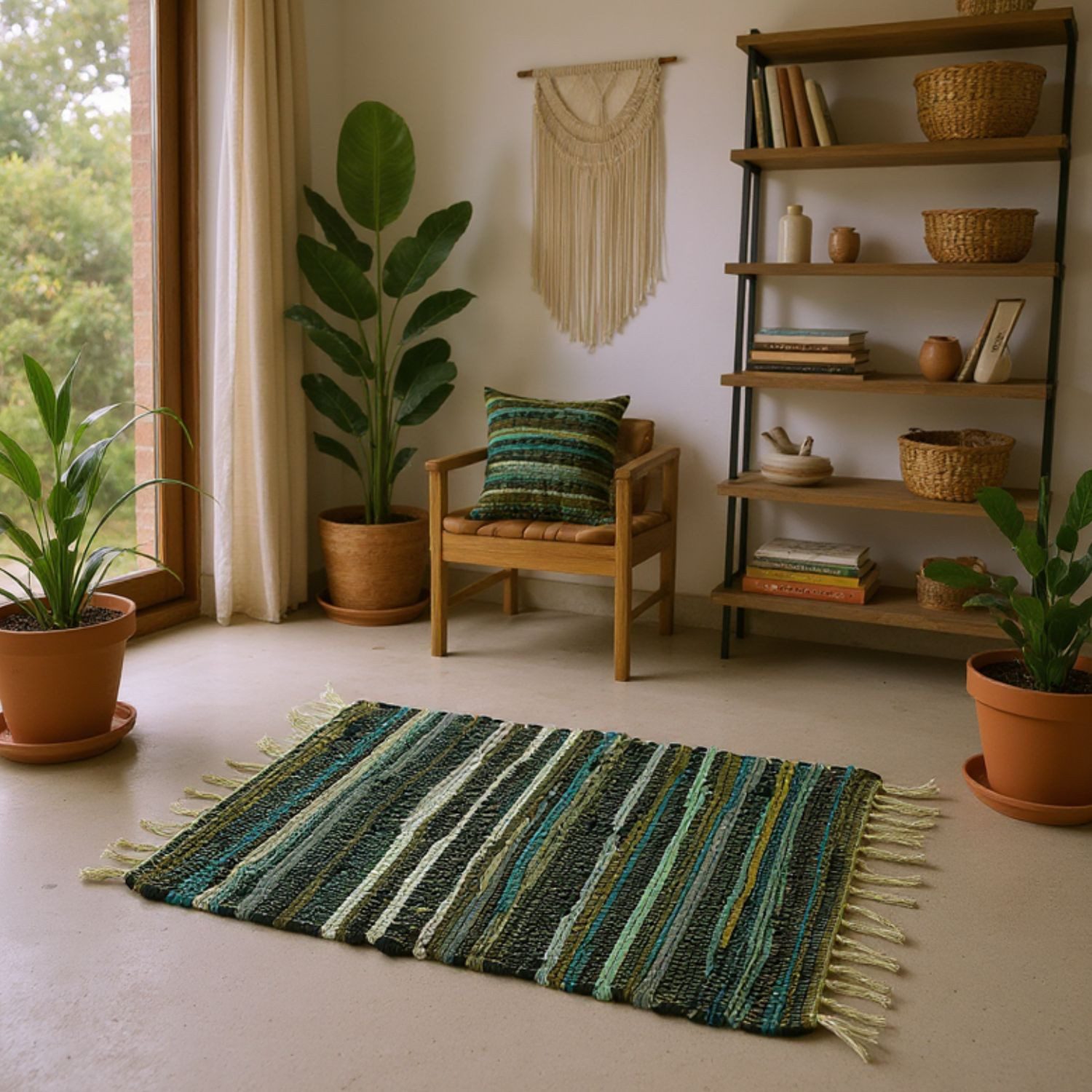 Marrakesch Orient & Mediterran Interior Badematte Callum Grün Teppich 90×50 günstig online kaufen