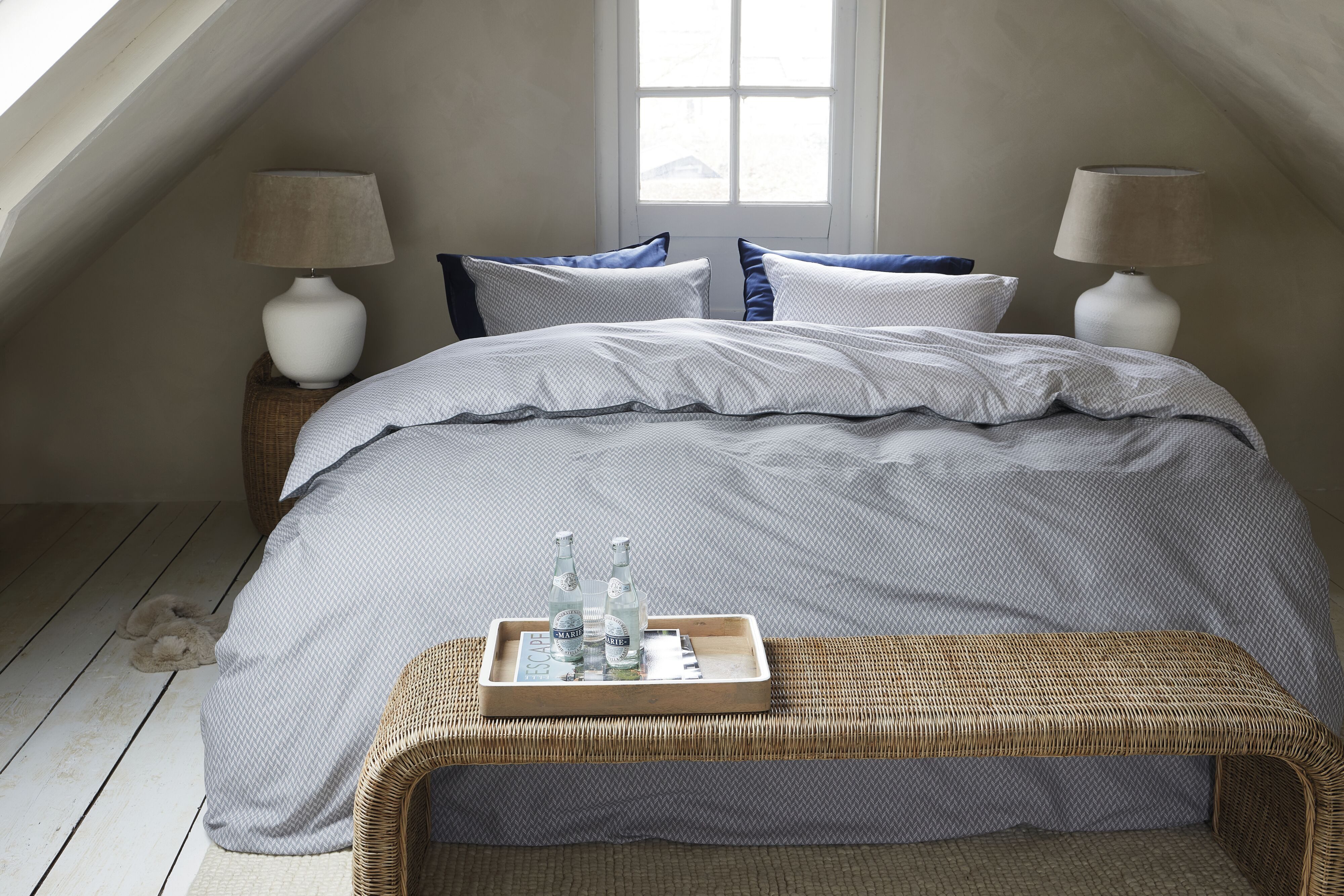 Rivièra Maison Bettwäsche Rivièra Maison Bettwäsche Set, Bettwäsche Set Emery, 2 teilig