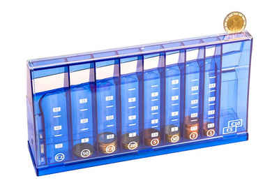 BigDean Geldkassette »Euro Münzsortierer Spardose mit Schlüssel Münzzähler Geldsortierer« (1 St)