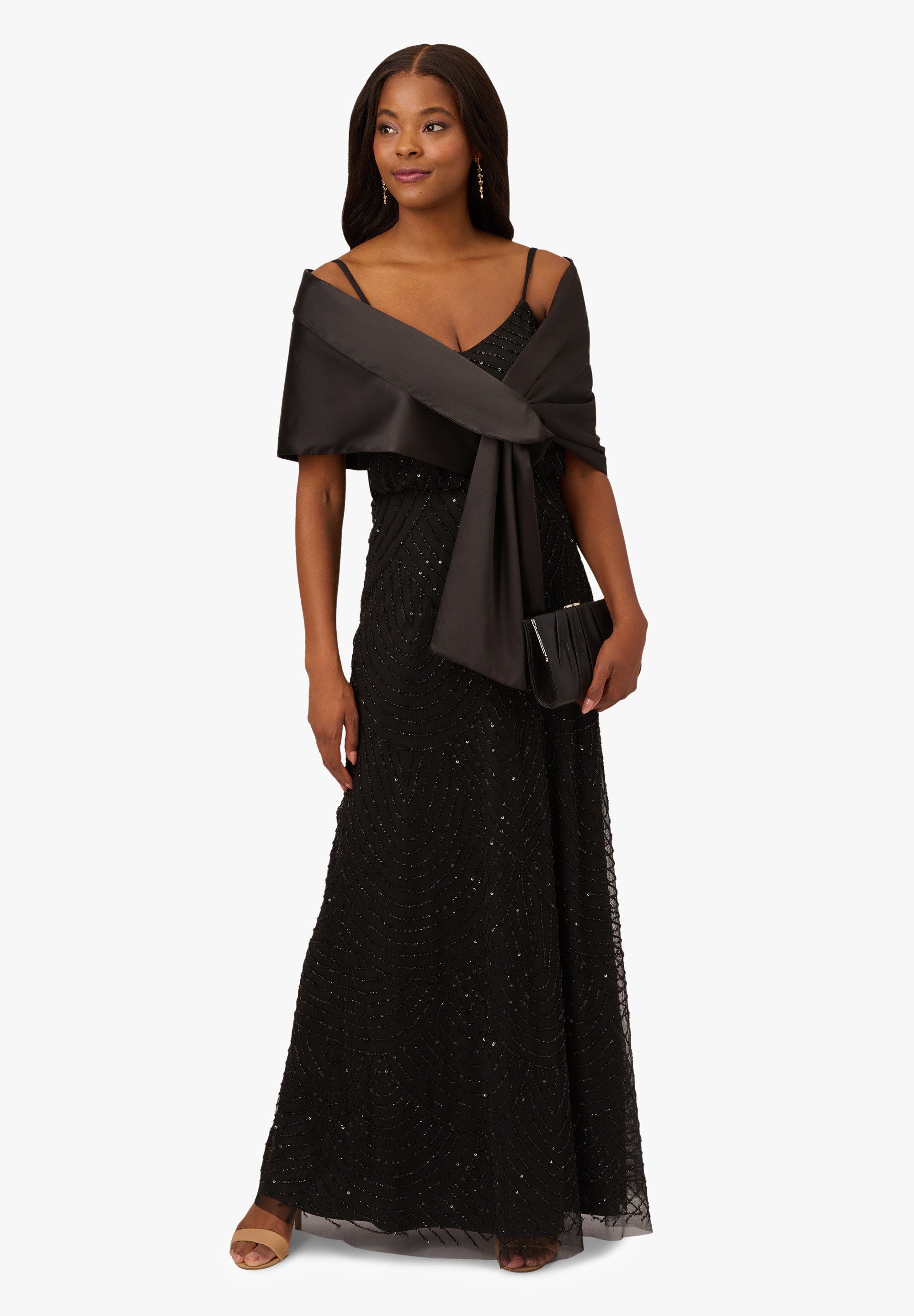 Adrianna Papell Bolero Pull Thru Wrap Raffiniert, modisch, stilvoll