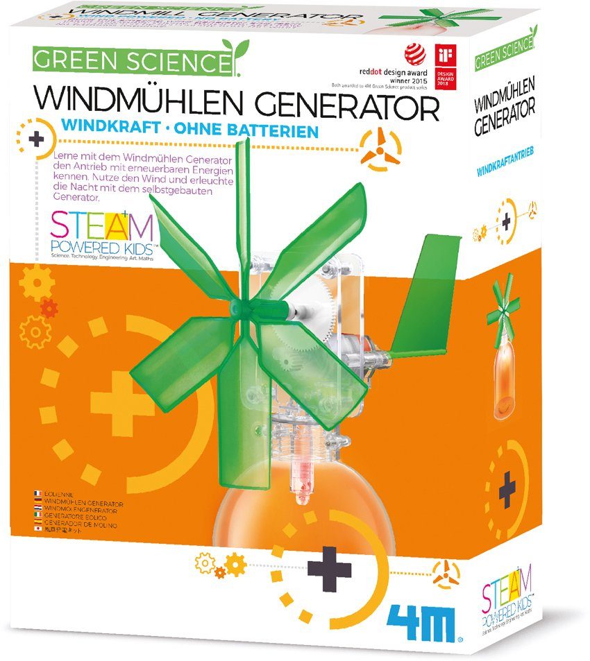 Image of 4M Experimentierkasten »Green Science - Windmühlen Generator«