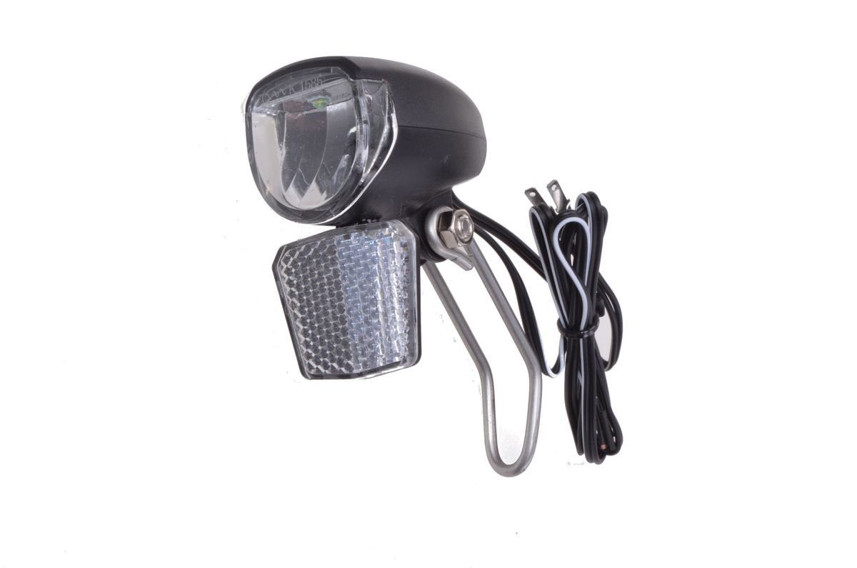 Gravidus Fahrrad-Frontlicht LED Frontlicht mit Reflektor Beleuchtung Ein- und Ausschalter Lampe
