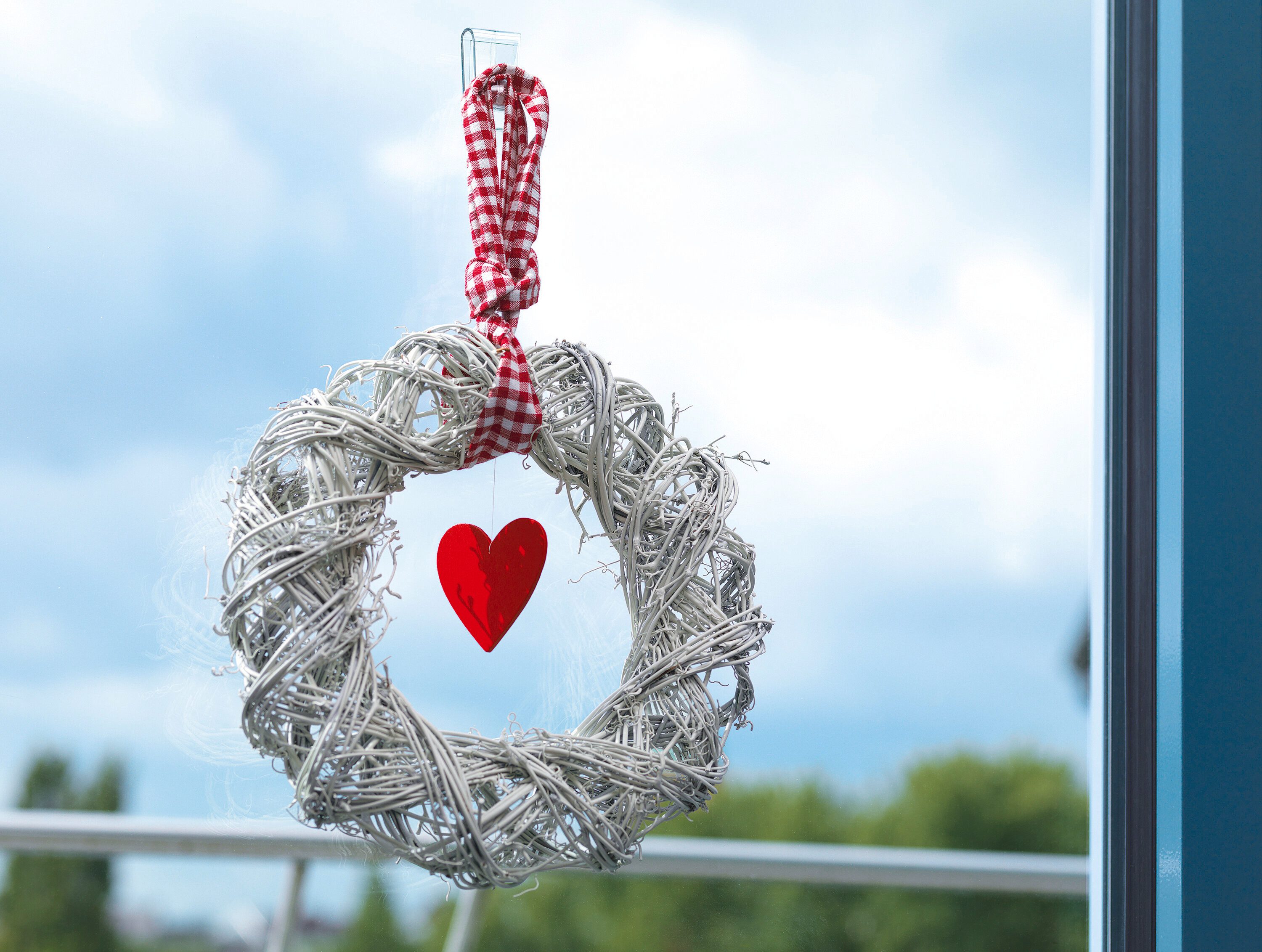 tesa Klebehaken Powerstrips Bilderhaken, Dekoration, Bilder, Leinwände, Lichterketten, Girlanden, (Packung, 4-St., Haken, Powerstrip), Stripes transparent - Dekohaken - je max. 1 kg