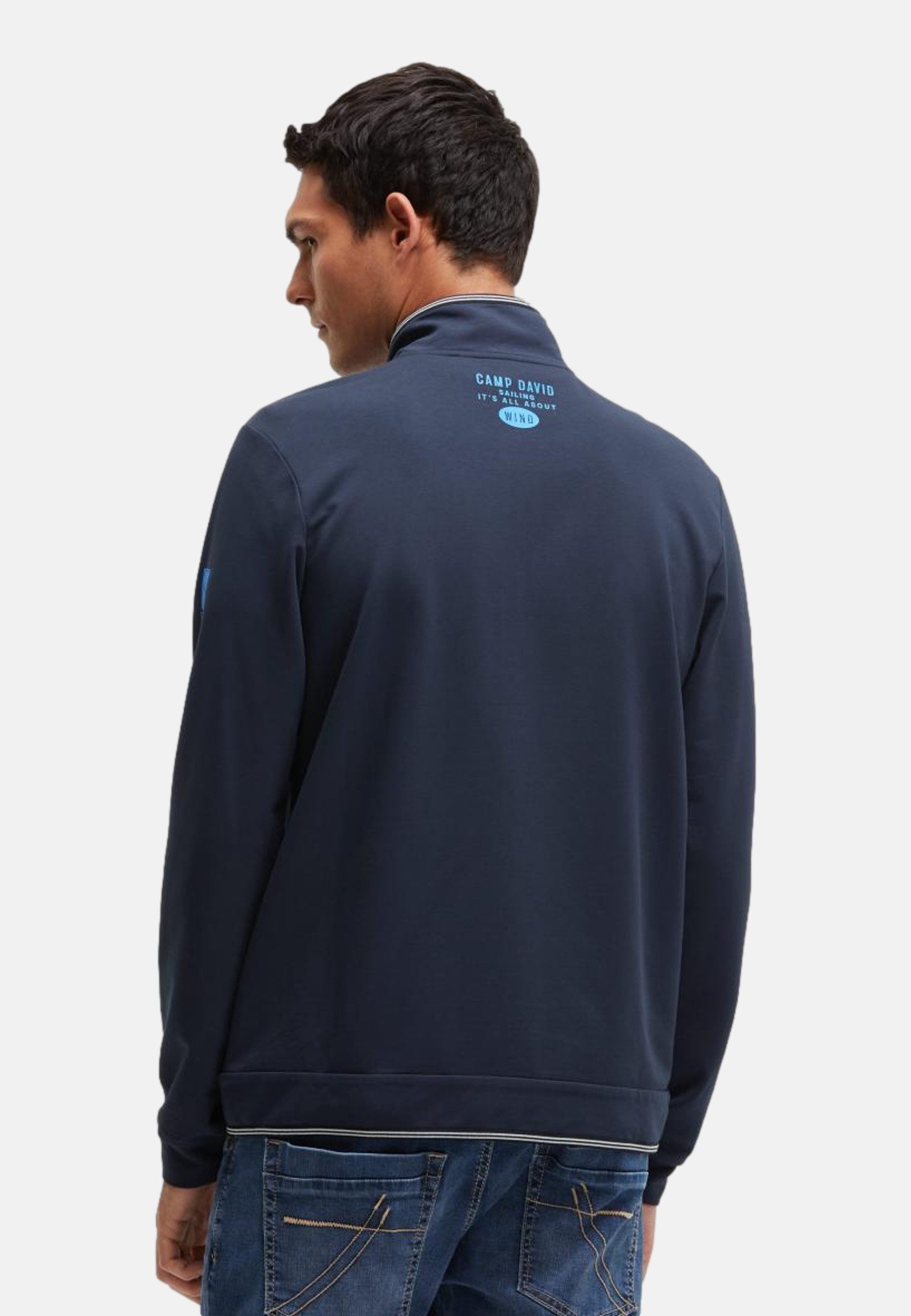 CAMP DAVID Sweatjacke Jacke Cabo Verde Sweatjacke (1-tlg) – Bild 3 von 5