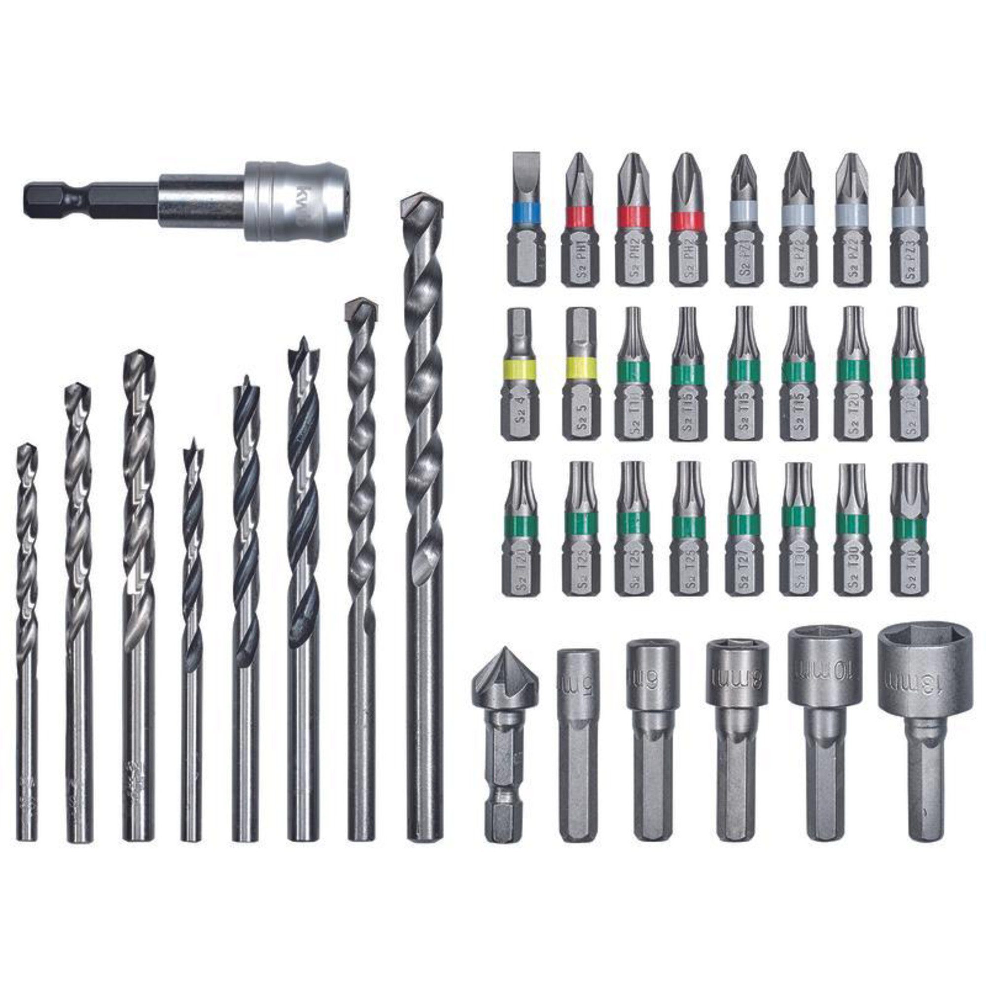 Einhell Дрель- und Битыet EINHELL Дрель- & Bit-Satz, 39-teilig, (1/4", in