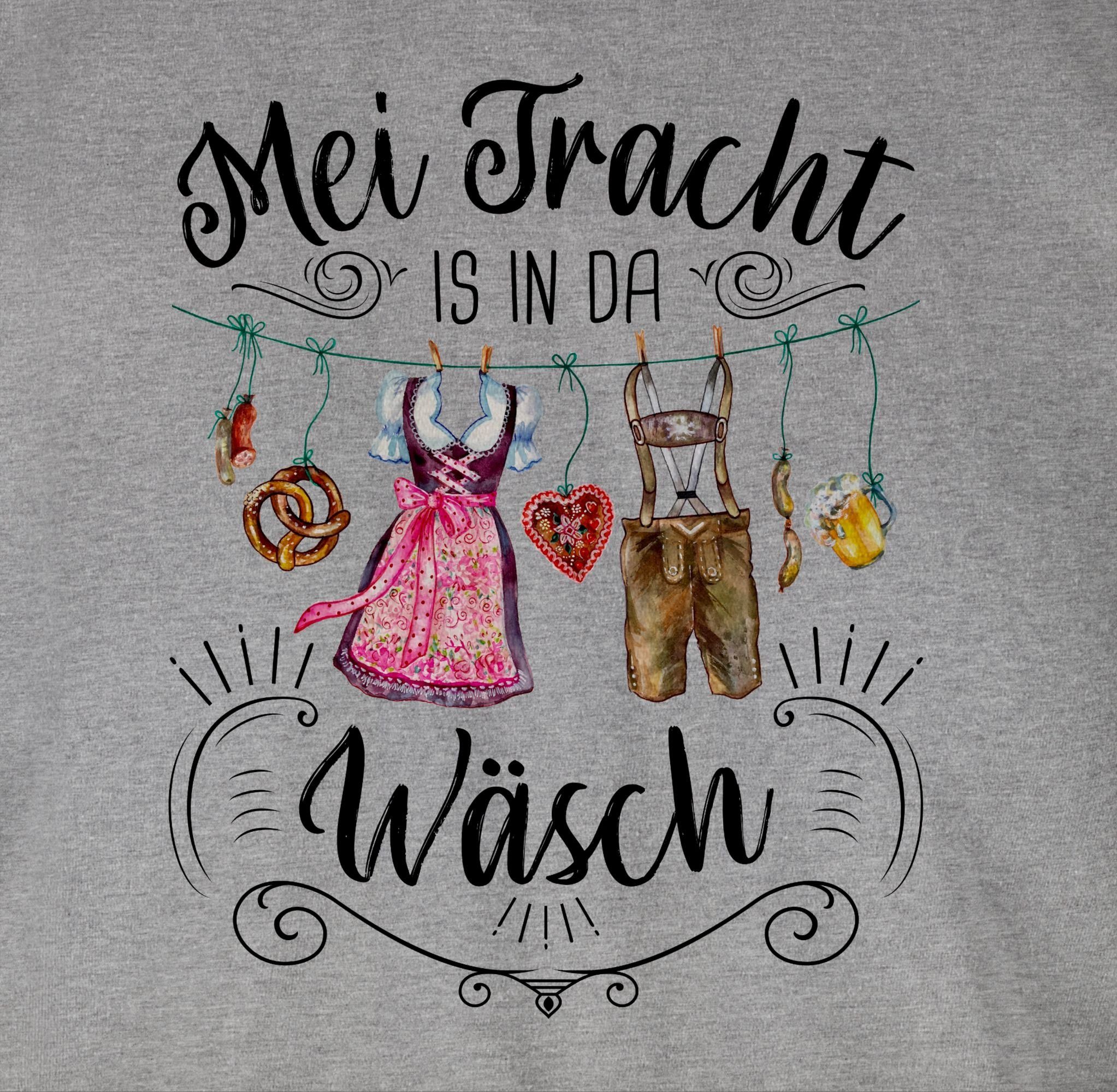 Shirtracer T-Shirt Mei Tracht is in da Wäsch Mode für Oktoberfest Herren