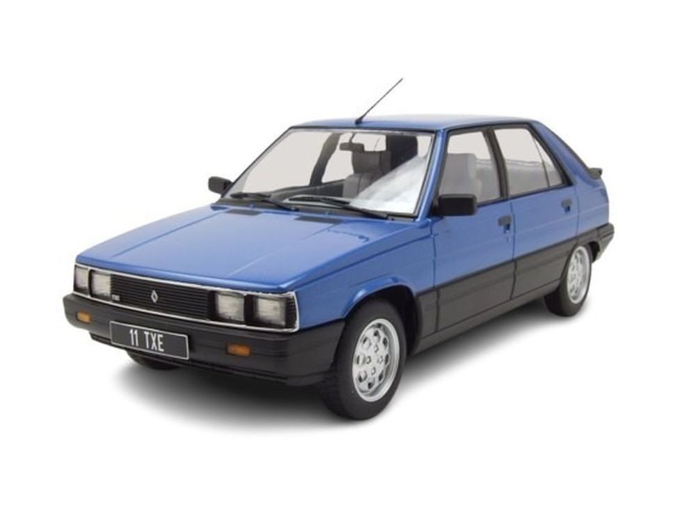 MCG Modellauto Renault 11 GTL 1985 blau metallic, Maßstab 1:18