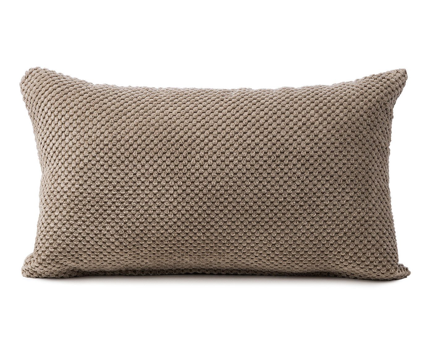 Gözze Zierkissen GÖZZE Kissen SVEN taupe BL 30x50 cm braun Dekokissen