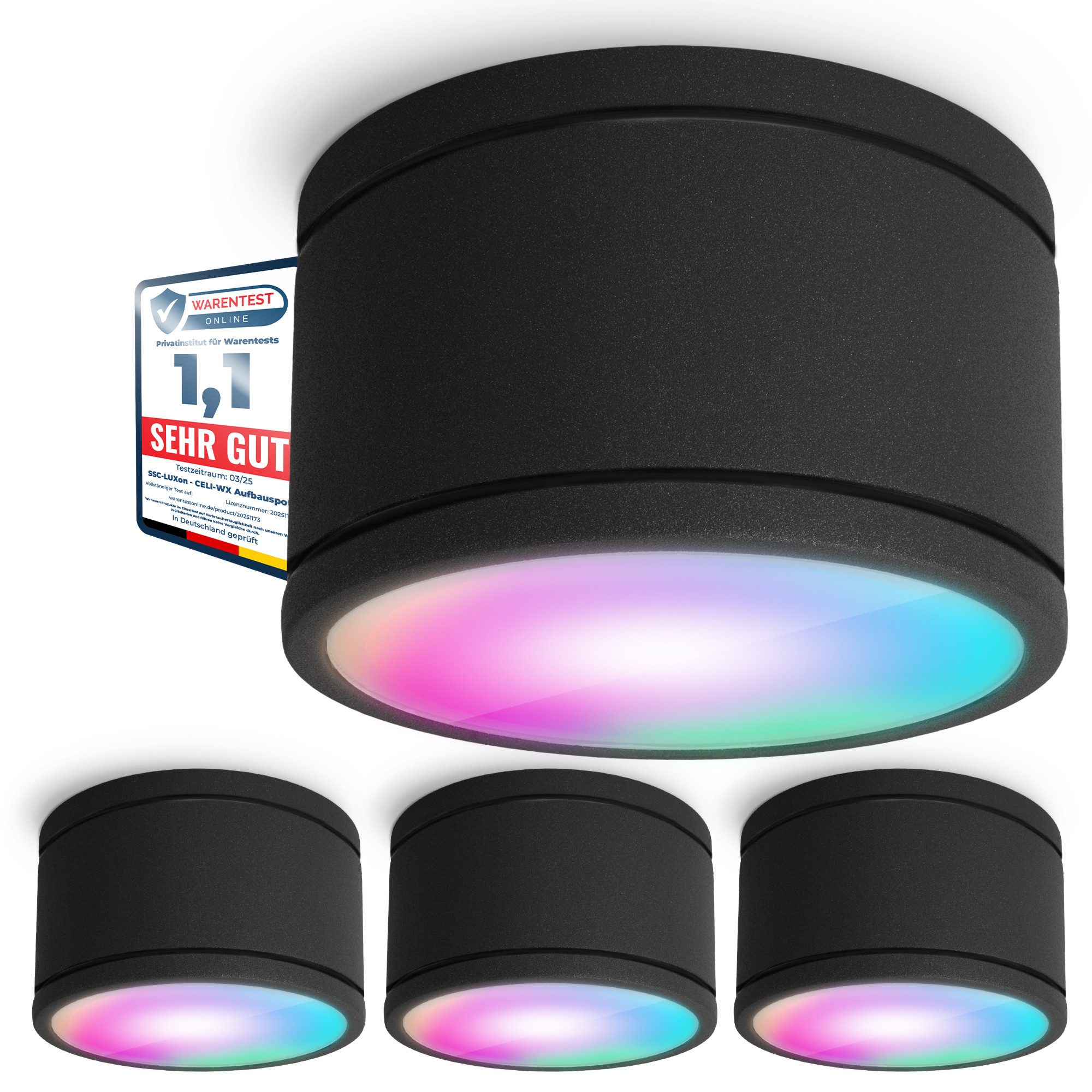 SSC-LUXon LED Außen-Deckenleuchte CELI-WX Bad Aufbauspot günstig online kaufen