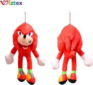 Wiztex Kuscheltier Sonic Plüschtiere Sonic Red Knuckle Stofftier Geschenk für Kinder DE