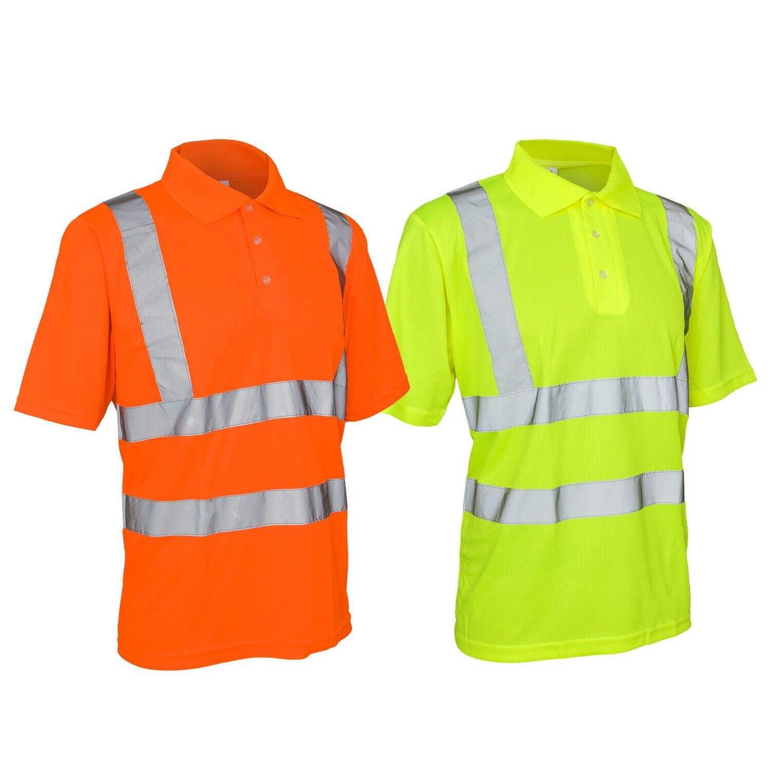 Consorte Funktionsshirt Warnshirt Warnschutz Polo-Shirt T-Shirt Hi-Viz Kurz günstig online kaufen