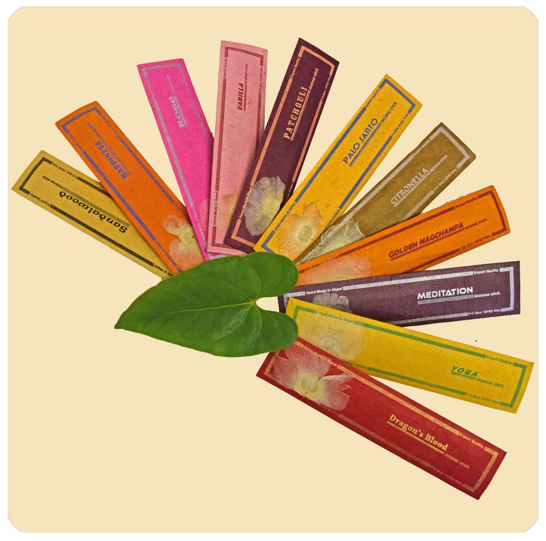 SIMANDRA Räucherstäbchen Nepalesische Premium Duftstäbchen handgerollt 100% Natürlich