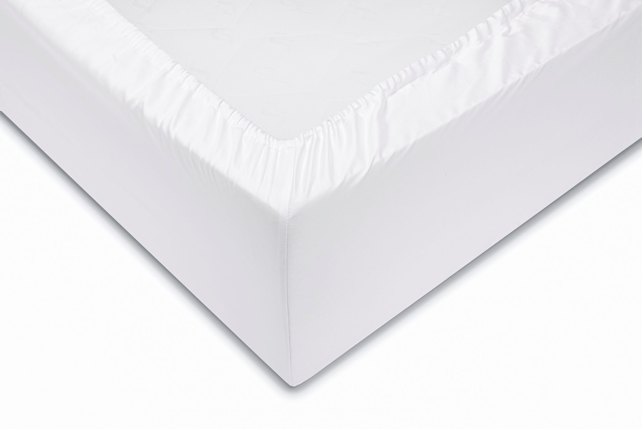 ZO HOME Spannbettlaken Satinado, Mako-Satin, Gummizug: rundum, (1 Stück), Laken aus 100% Baumwolle, hochwertiges Mako-Satin, Betttuch ab 90x200