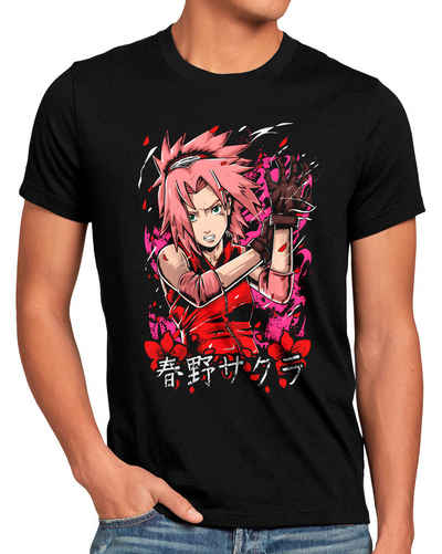 style3 Print-Shirt Herren T-Shirt Haruno Rage kakashi sasuke hatake kage naruto