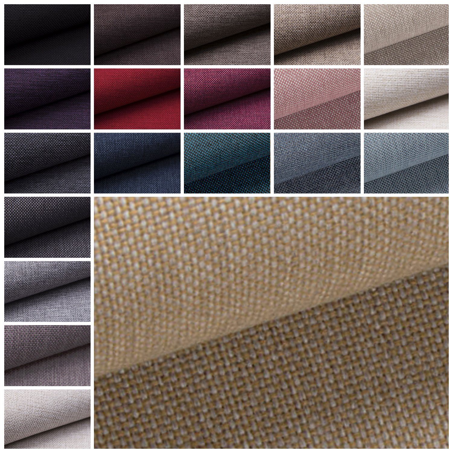 novely Stoff »novely® MUDAU grob gewebt Polsterstoff Meterware