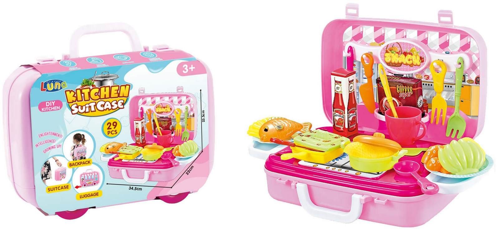 Diakakis Spielküche Küche Koffer Rucksack Koch günstig online kaufen