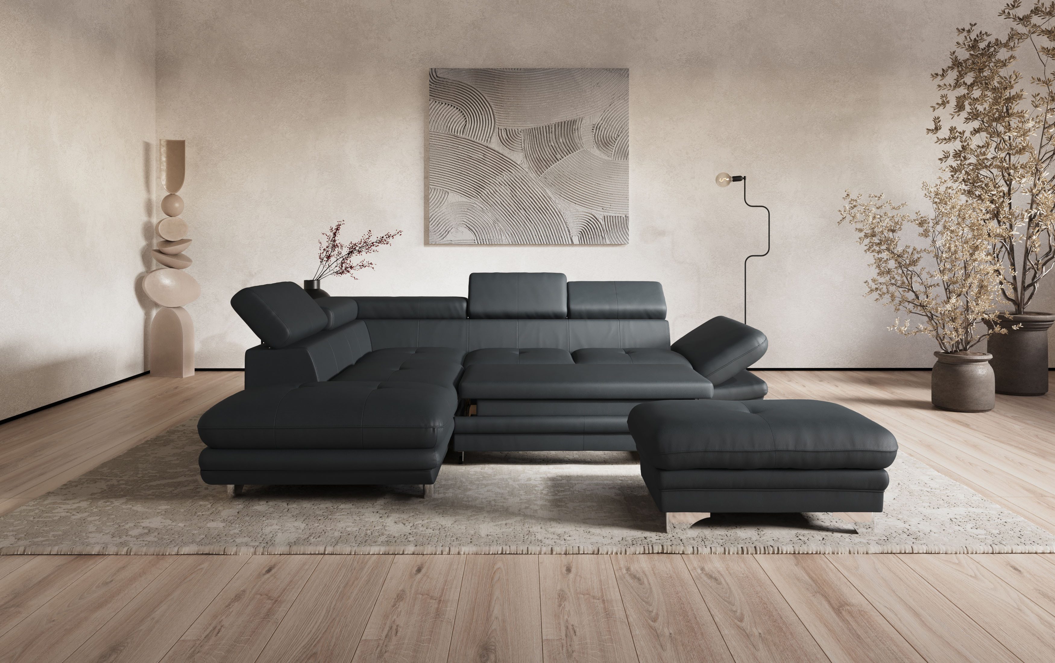 COTTA Ecksofa Enterprise L-Form, mit Arm- günstig online kaufen