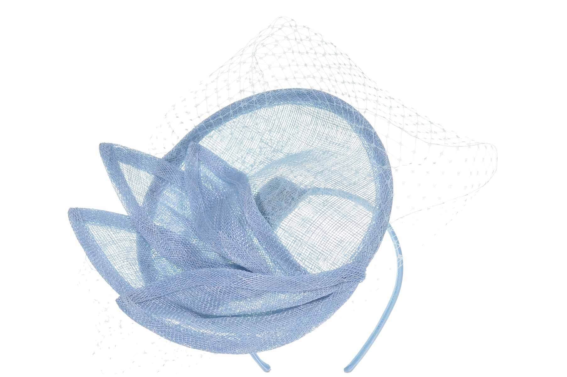 Seeberger Strohhut Sinamay Haarreif mit Schleier 55240-0