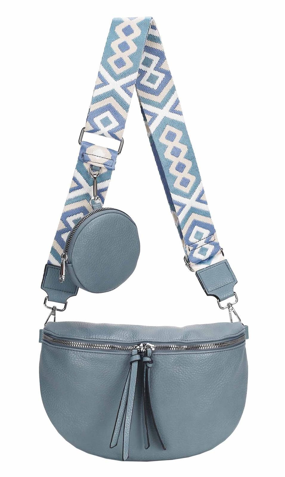 ITALYSHOP24 Bauchtasche Damen Gürteltasche Brusttasche CrossBody, günstig online kaufen
