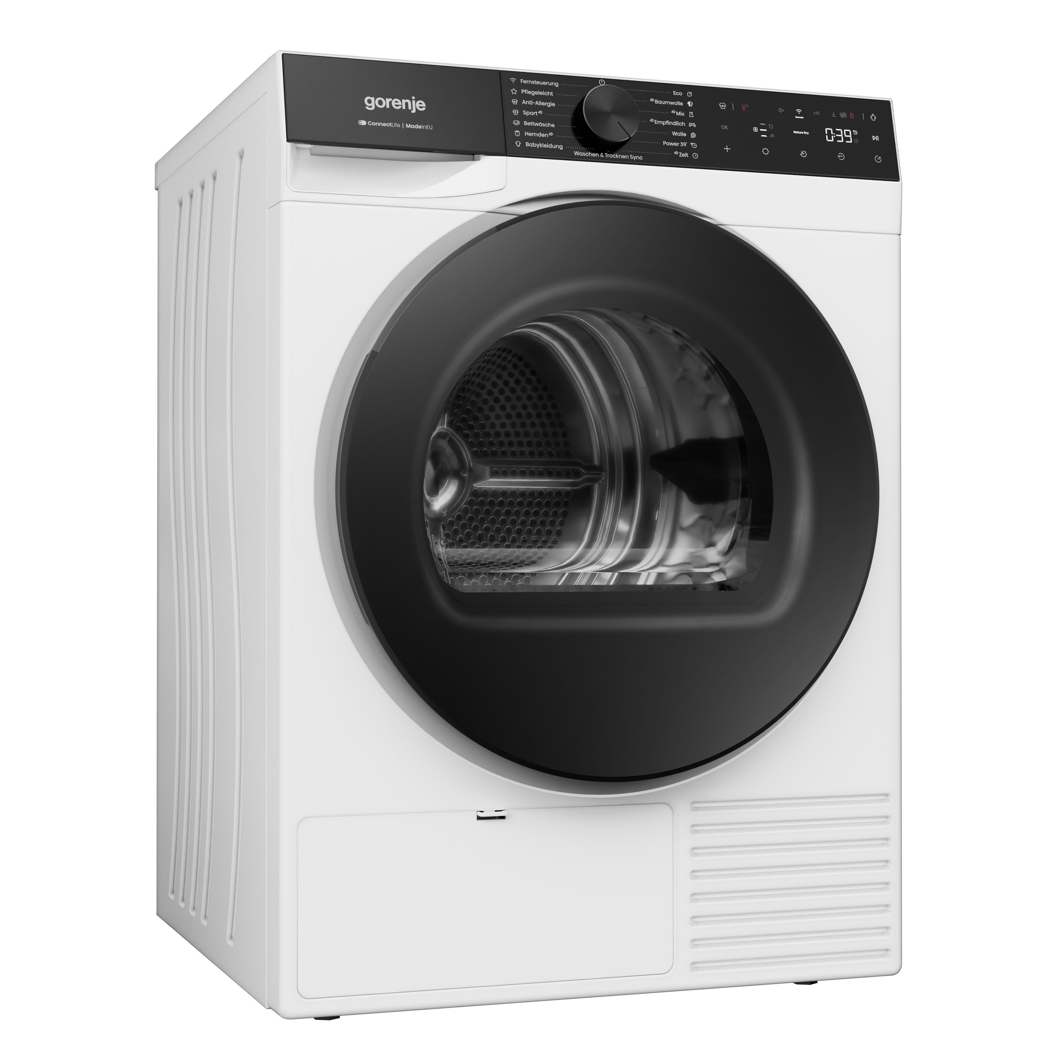 GORENJE Wärmepumpentrockner G600 D5G69BP, NatureDry Schonung, FastDry Pro 39, Knitterschutz