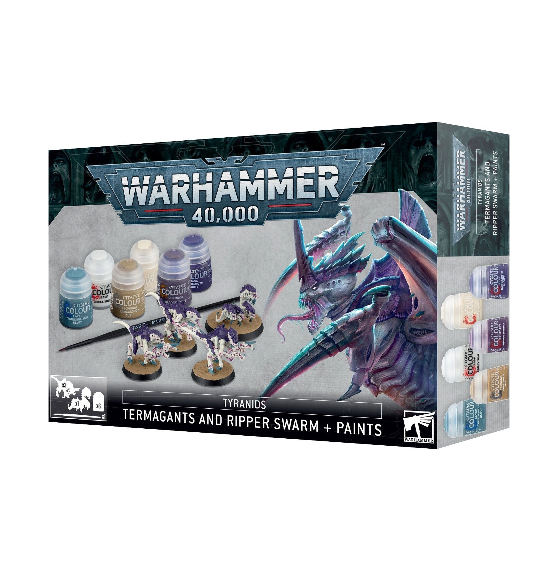 Games Workshop Spielfigur Warhammer 40.000 Tyranids Termagants and Ripper+P günstig online kaufen