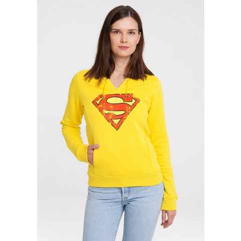 LOGOSHIRT Kapuzensweatshirt DC Comics - Superman mit lizenziertem Print