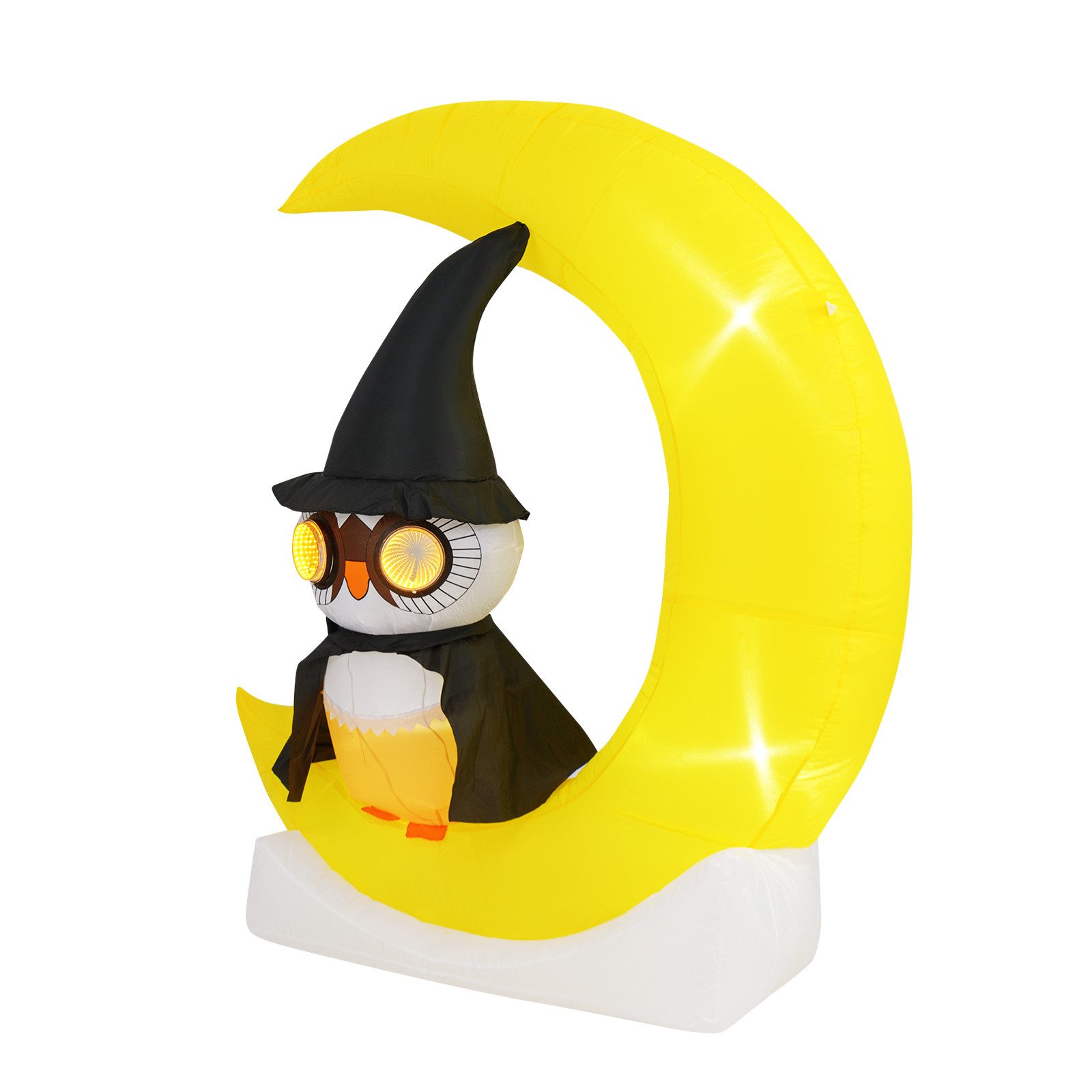 COSTWAY Dekoobjekt, 155cm hoch, LED Halloween Deko, aufblasbar