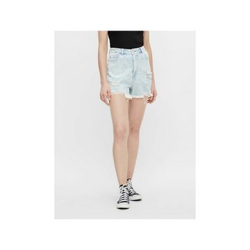 pieces Shorts hell-blau regular (1-tlg)