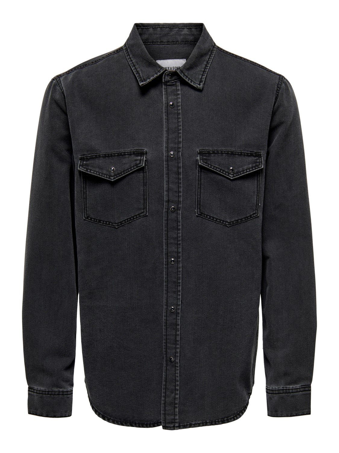 ONLY & SONS Langarmhemd ONSBANE DENIM (1-tlg) günstig online kaufen