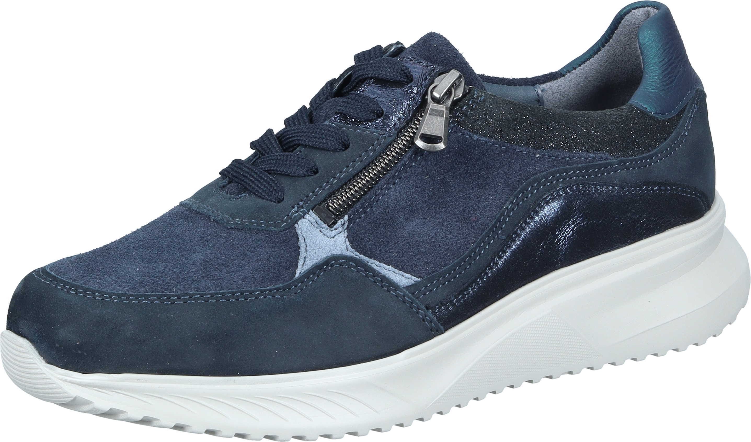 Waldläufer Schnürer Schnürschuh aus Nubuk/Leder