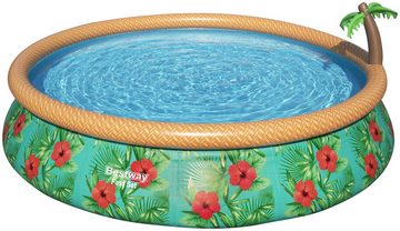 Bestway Rundpool Fast Set™ Paradise Palms (Set), ØxH: 457x84 cm