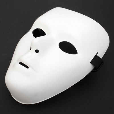Goods+Gadgets Kostüm Weiße Phantommaske, Venezianische Faschingsmaske