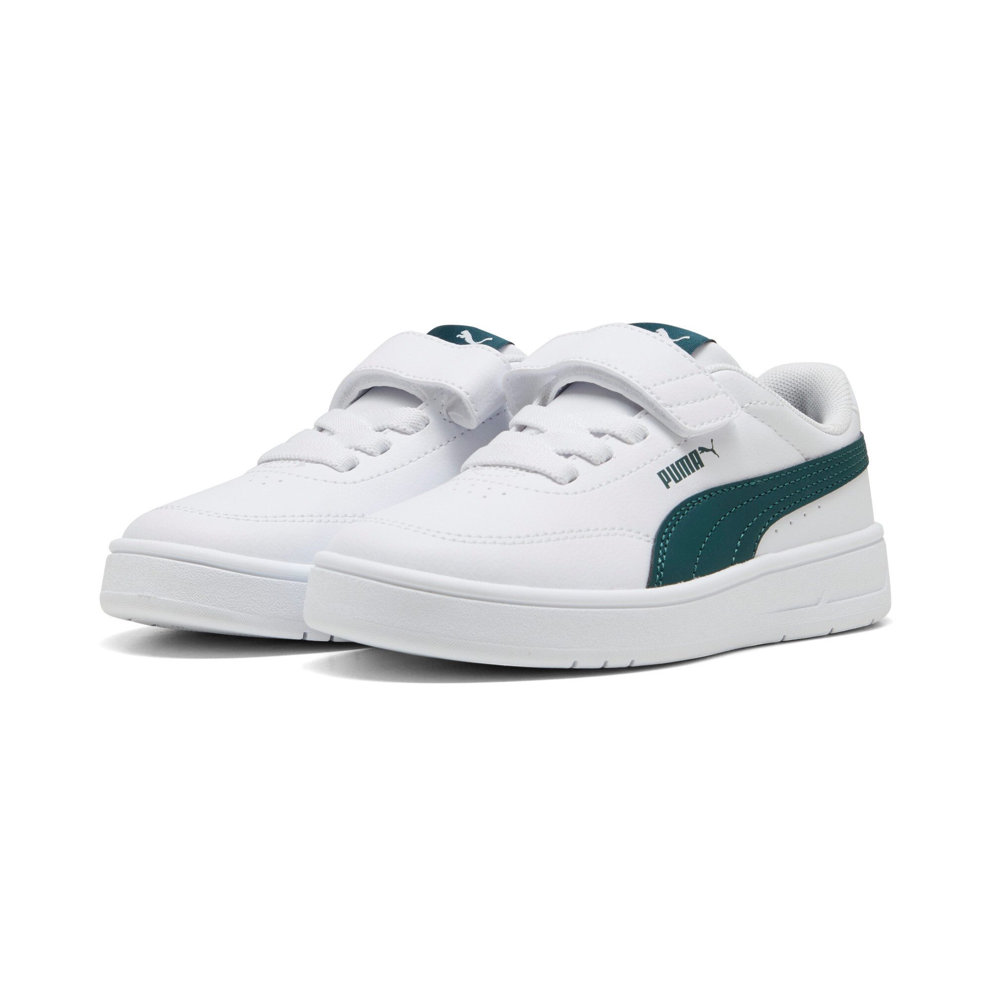 PUMA COURT CLASSIC CLEAN AC PS Sneaker für sportliche Aktivitäten und Streetwear, mit SOFTFOAM+ Dämpfung